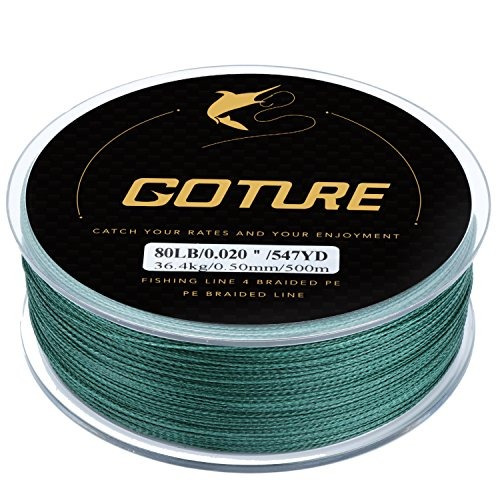 Goture 8-80lb Superpower Trenzado Pesca Line-zero Estiramien