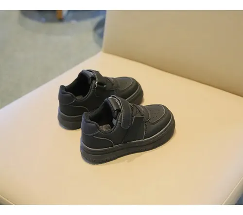 Zapatos Antideslizantes For Niños De Color Puro De Moda