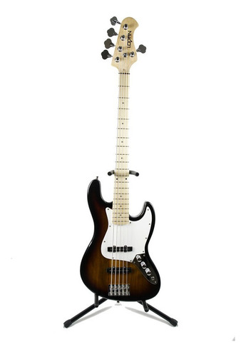 Bajo Electrico Logan De 5 Cuerdas Sunburst Orientación De La Mano Diestro