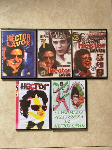 5 Dvd Hector Lavoe Salsa En Cd