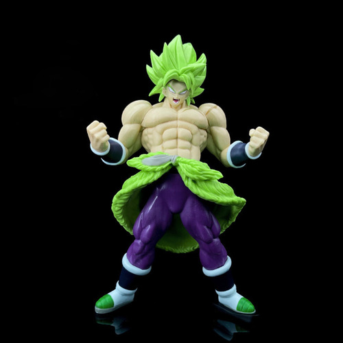 Figura Dragon Ball Super Broly Verde Super Saiyan 23 Cm