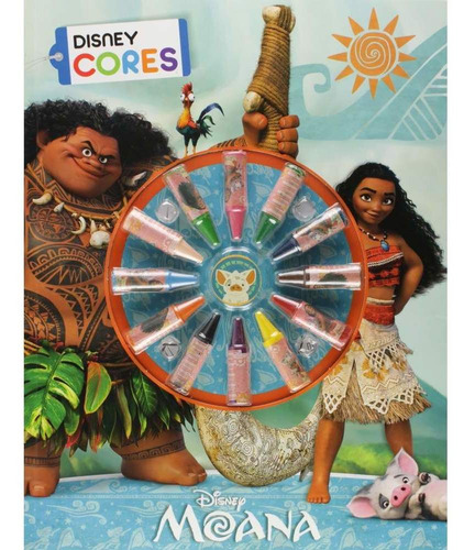 Livro Diversão Colorida - Disney - Moana - Editora Dcl