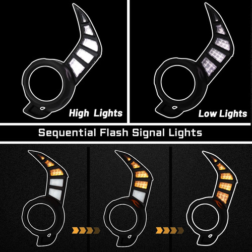 Pgtopone Switchback - Lámpara Led Antiniebla Frontal Color B