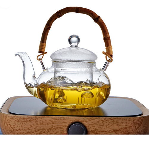 Tetera De Vidrio Con Infusor, Tetera Para Té Suelto, Tetera