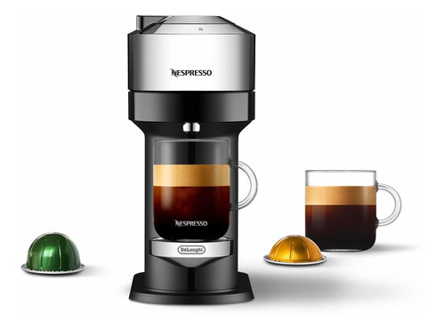 Máquina De Café Y Espresso Nespresso Vertuo Next Deluxe Nuev Color Chrome de'longhi