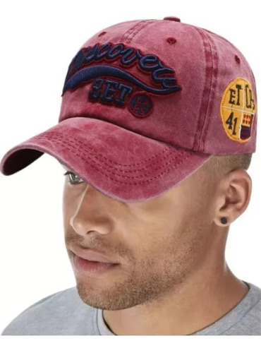 Gorra De Béisbol Estilo Cowboy Con Letras Bordadas Casual