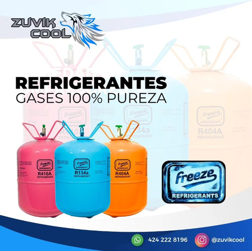 Refrigerantes R134-r404-r410