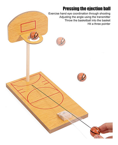 Juego De Baloncesto De Mesa Juego De Baloncesto De Madera Ba