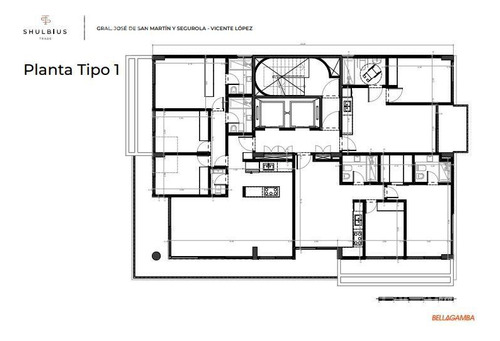 Departamento Venta 3 Ambientes Con Full Amenities En Barrio Vicente López - Shulbius Trade