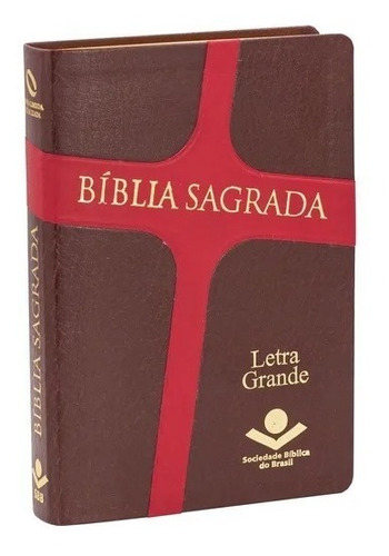 Bíblia Sagrada Letra Grande Cruz Atualizada Linda!!!