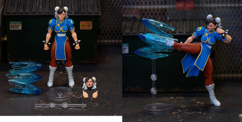 Set 4 Jada Street Fighter Ii Chun-li Ken Fei Ryu 15cm -nvos (Usado)