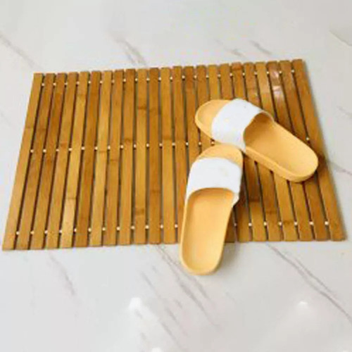 Alfombrilla De Baño De Madera De Bambú , Alfombrillas De