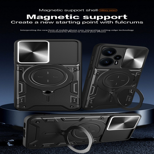 Funda Con Magnético Compatibilidad Redmi Poco F5 5g/ Note