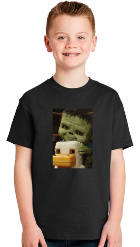 Remera Niña Niño Minecraft Zombie Gallina Personalizada
