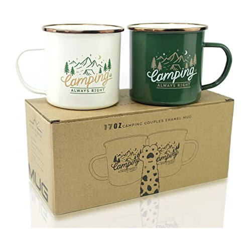 Regalos De Camping Tazas De Camping Set De 2 Taza De Ca...