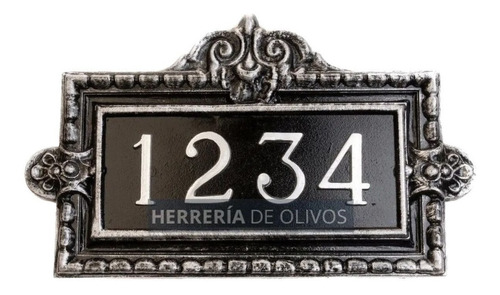 Placa De Dirección - Placa Con Números - Números Dirección