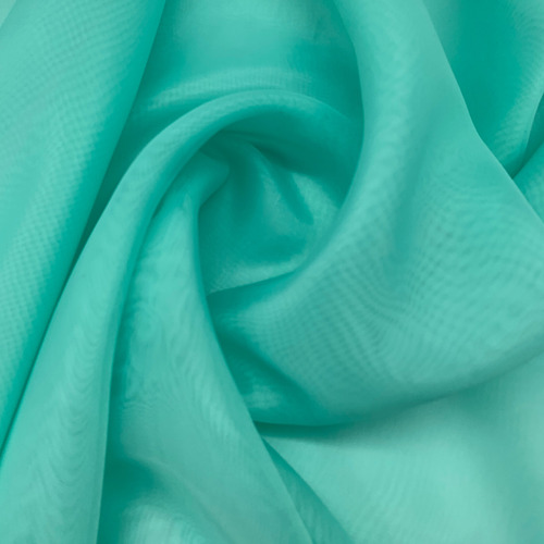 Tela Voile 1 Metro X 3,0 Ancho Ideal Cortinas Decoracion Verde Aqua Liso