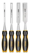 Comprar Set Formones Industrial 4 Piezas Ingco Hktwc0401