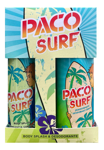 Paco Surf Body Splash 125ml + Desodorante 150ml