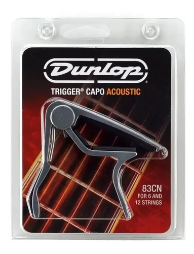 Capotasto Dunlop JD-83CN Trigger Nickel - Per Chitarre Acustiche 6/12 Corde