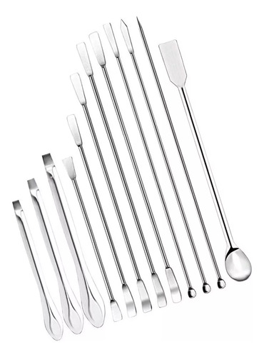 Stainless Steel Laboratory Spatula Set
