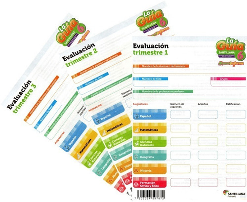 Imagen 6 de 6 de Guía Santillana 6° Pack C/4 Libros + Examen Pública 2021-22