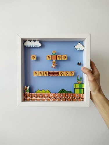 Cuadro 3d Decorativo Shadow Box