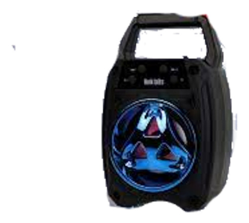 Bocina Bafle 3in Radio Fm Bluetooth Led Sd Aux Cable V8 2pzs