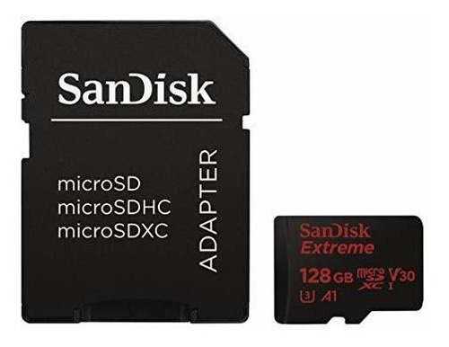 Tarjeta Sandisk Extreme 128gb Microsdxc Uhs-3 - Sdsqxaf-128g