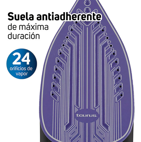 Plancha Vapor 250ml Suela Antiadherente Selene Taurus Color