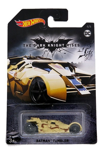 Batmobile Tumbler Batman Dark Knight Dc Hot Wheels (4/6)