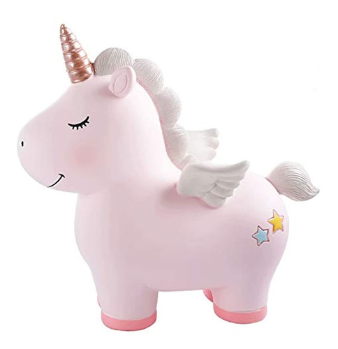 Alcancia De Unicornio Arcoíris Para Niñas