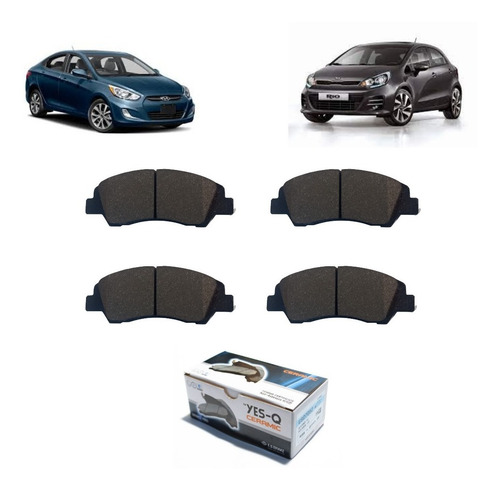 Imagen 1 de 2 de Pastillas De Freno - Hyundai/kia 2012- '18 Yes Q Original