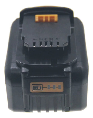 Mah  Power Battery Case Dew18c4 Con Led De Repuesto Para Ba.