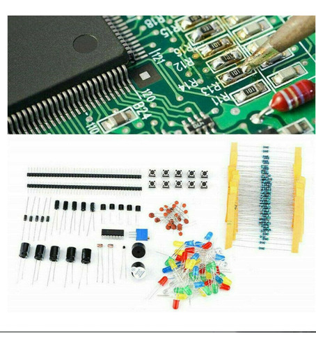 Kit De Componentes Electrónicos Con Protoboard 830 Puntos De Conexión Cable De Placa De Pruebas Cable Y Resistencia Aplicable Para R3 Blanco Electronic Component LONG ZHOU