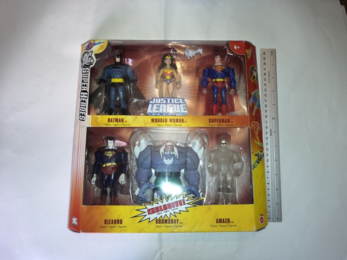 Justice League Doomsday Bizarro Amazo Batman Superman Wonder