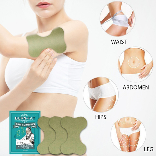 Parches Adelgazantes Quema Grasa Para Brazo Abdomen 12 Pcs F