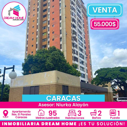 Apartamento En Venta Res. Paraiso Las Fuentes  Caracas