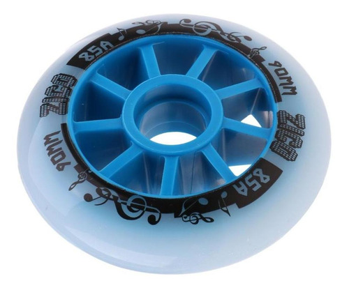 Rueda De Carreras De Patines Azul 90mm