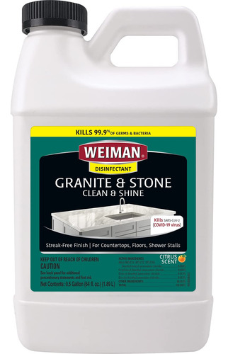 Recambio Granite Daily Clean & Shine Weiman, 1.89 L, Desinfe