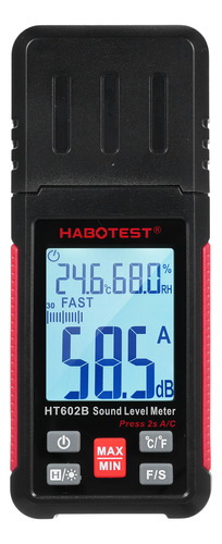 Medidor De Ruido Ht602b Hold Habotest Auto Decibel Screen