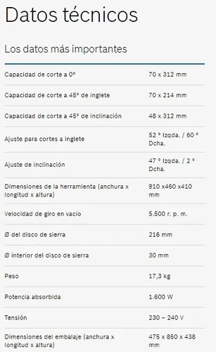 Bosch Ingletadora Telescópica Gcm8 Sjl Profesional