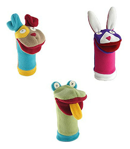 Cate And Levi Pets Collection Hand Puppets-set Of Three 