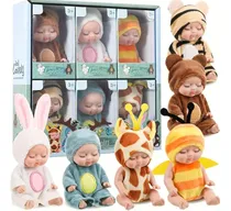Comprar 6 Mini Muñecas, De 4 Pulgadas Con Trajes Intercambiables