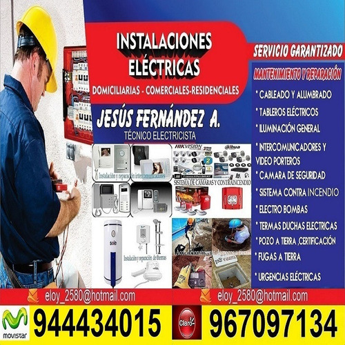 Electricista Intercomunicadores Termas Pozo A Tierra Y Otros