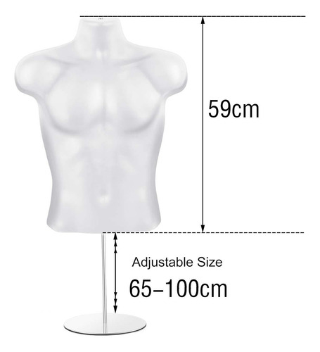 Maniquí Torso, Soporte Ligero Para Ropa, Estante Masculino