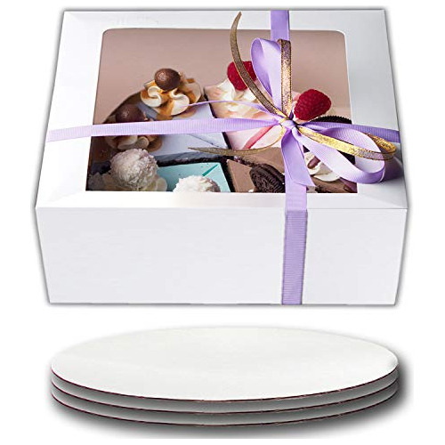 Cake Boxes 12 X 12 X 5 And Cake Boards 12 Inch| Cake Bo...