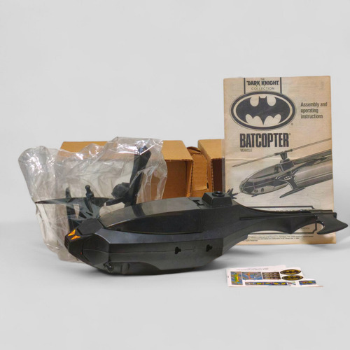 Batcóptero Black Batman Kenner. Como Novo! (super Powers) Preto (Usado)