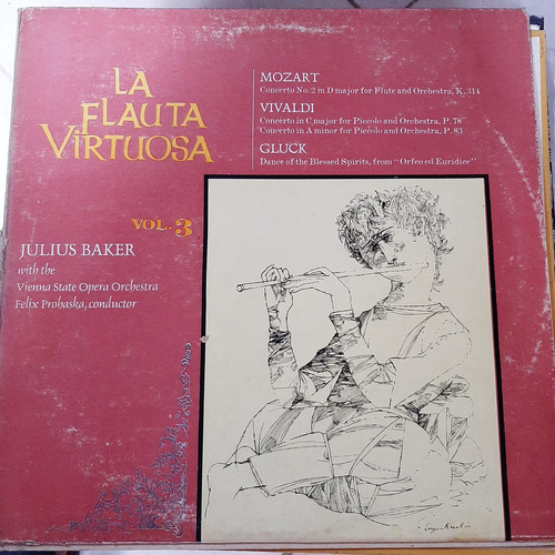 Portada Julius Baker Vienna Op Orch Flauta Virtuosa Vol 3 P2