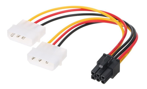 Cable Tarjeta De Video Pci Express A 2 Molex 4 Pin